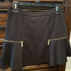 Michael Kors black mini skirt